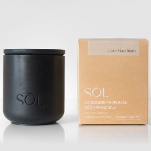 Bougie classique rechargeable Latte Macchiato