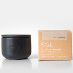Petite bougie rechargeable Latte Macchiato