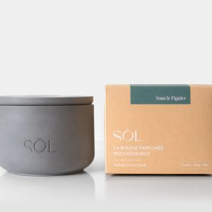 Grande bougie rechargeable Sous le Figuier