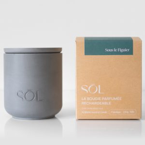 Bougie classique rechargeable Sous le Figuier