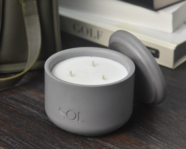Grande bougie rechargeable Sous le Figuier – Image 3