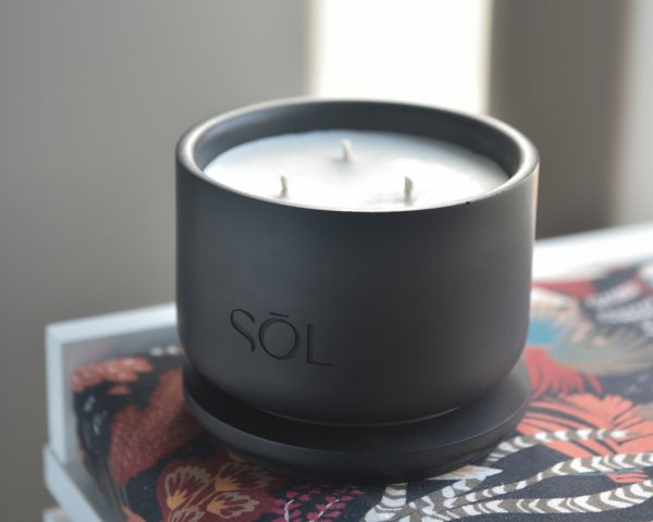 Grande bougie rechargeable Cognac & Williams – Image 3