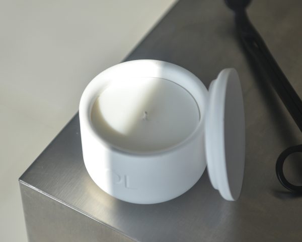 Petite bougie rechargeable Fleur de Coton – Image 4