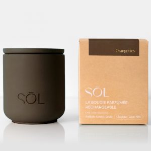 Bougie classique rechargeable Orangettes
